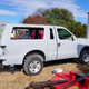 Illustration for article titled Man Builds Incredible Custom Super Bronco By Welding A Ford F-250 To A Ford Excursion